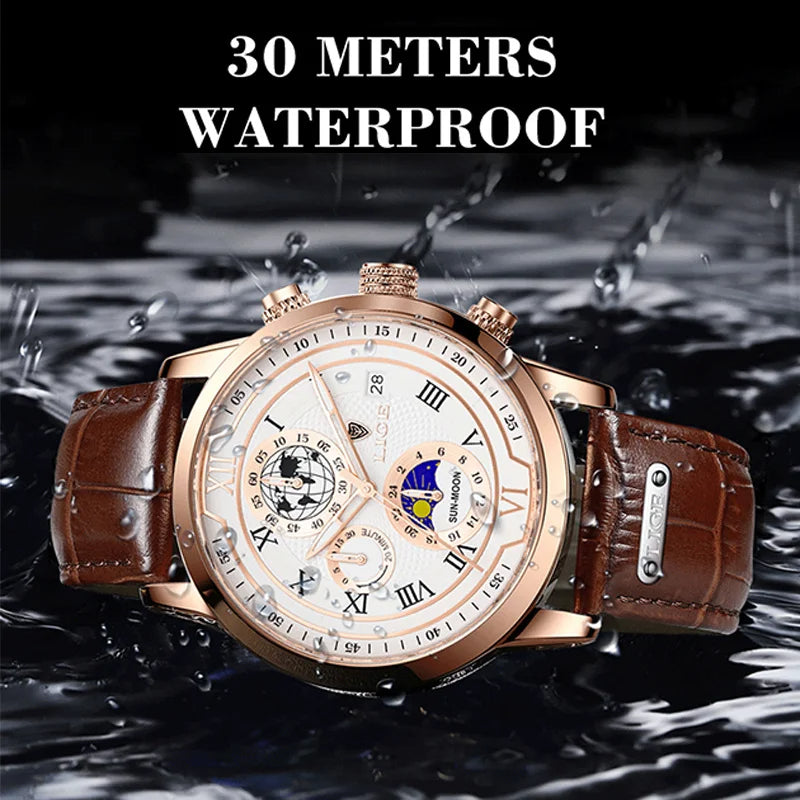 Montre de luxe chronographe pour homme