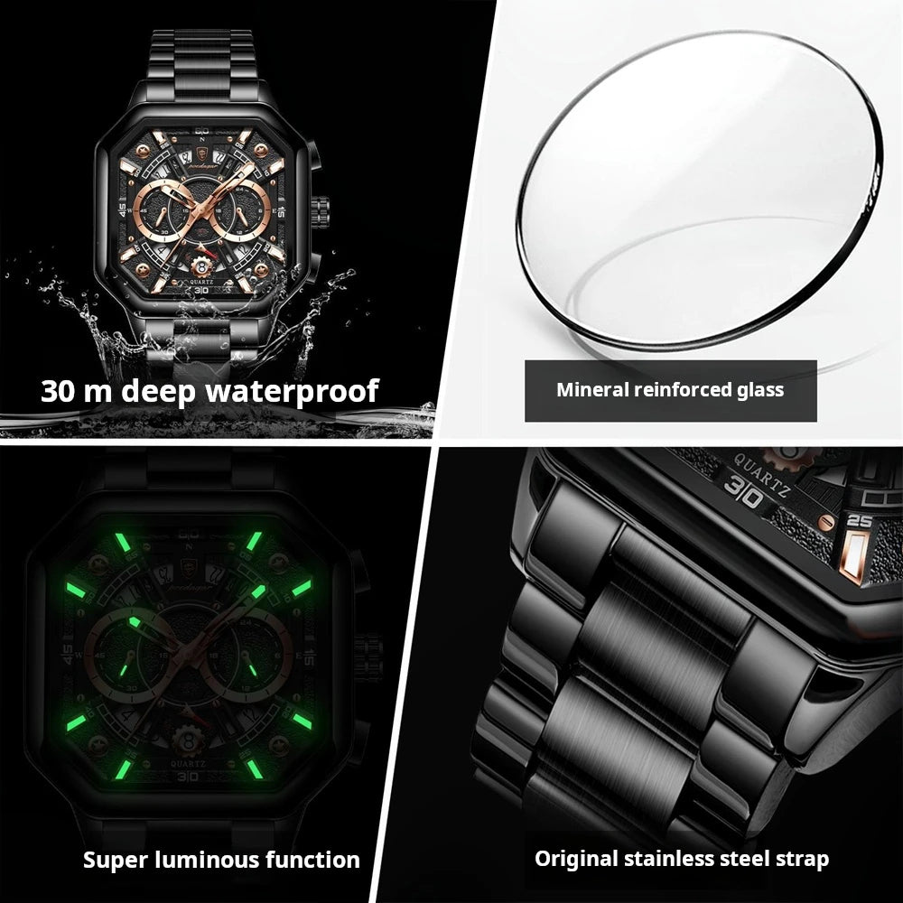 Montre chronographe de luxe pour homme