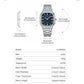 Montre cadran carrées pour hommes