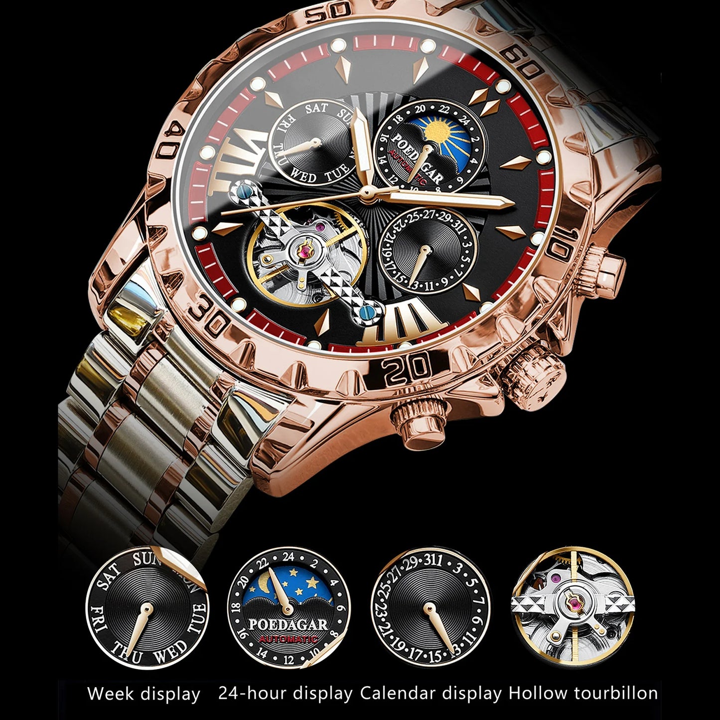 Montre Mécanique existent de Luxe pour Homme