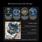 Montre chronographe de luxe pour hommes