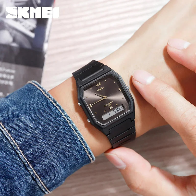 Montre Double Temps de luxe pour hommes