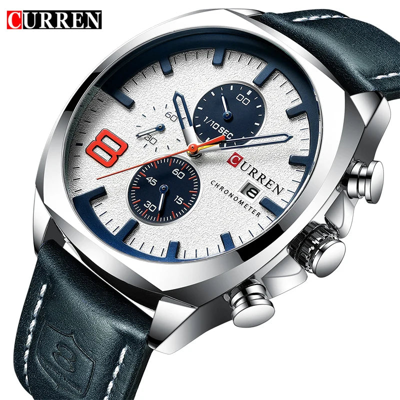 Montre chronographe de luxe pour hommes