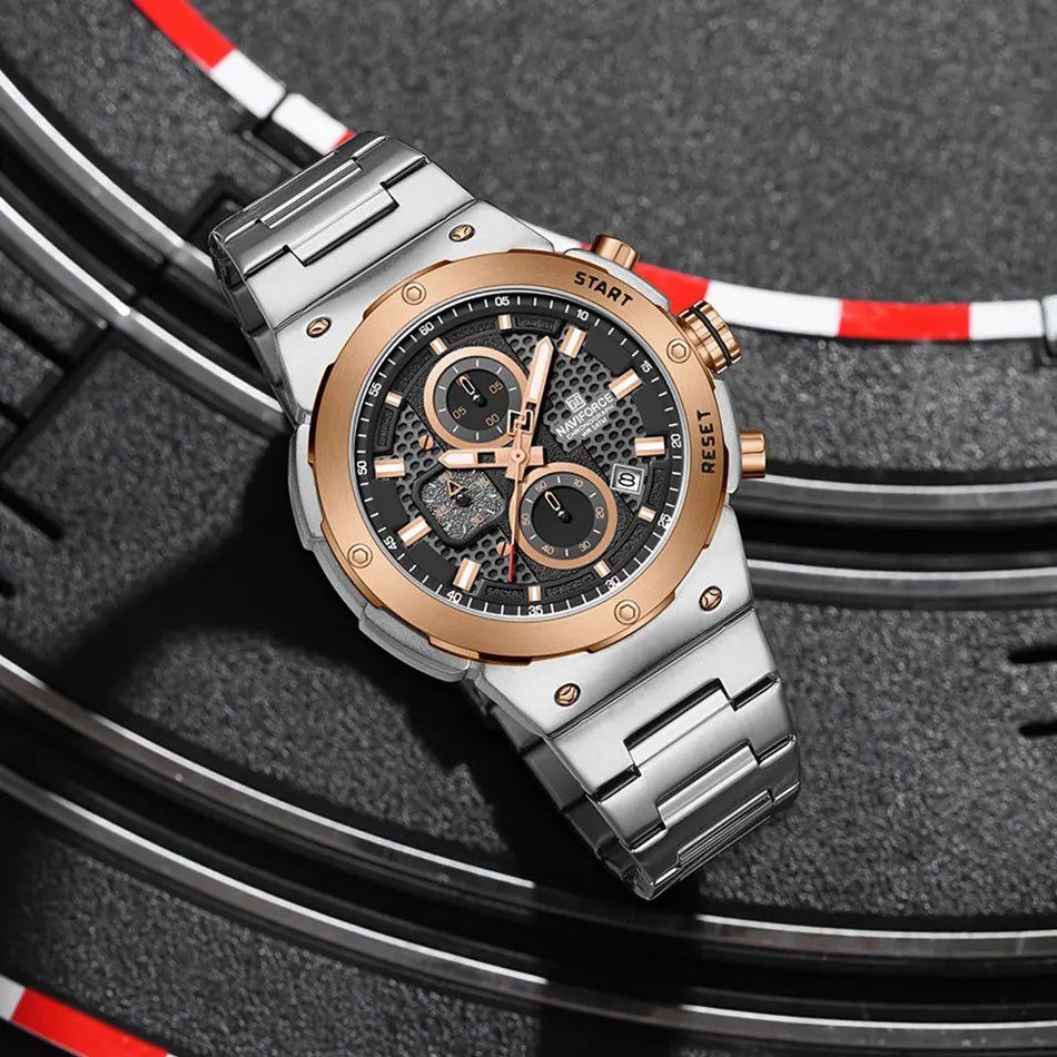 Montre chronographe de luxe pour hommes