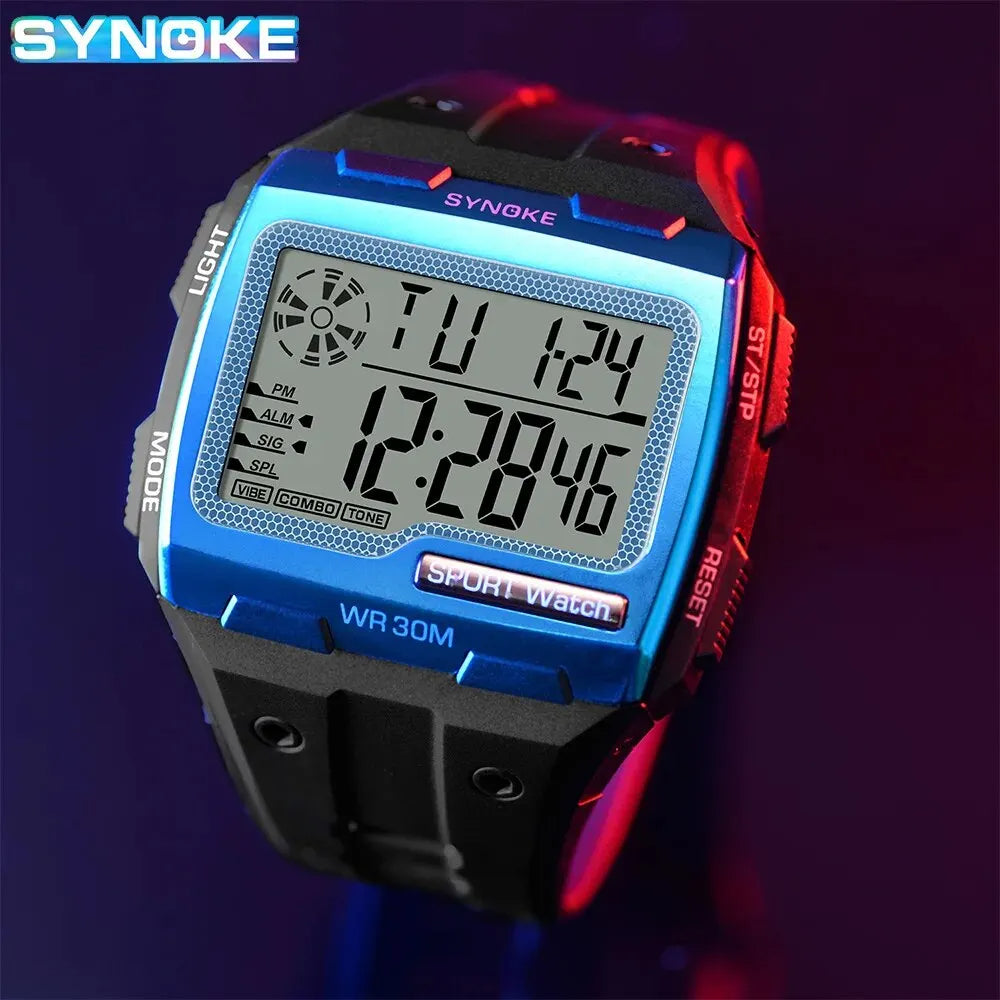 Montre Numérique Grands Chiffres pour Homme