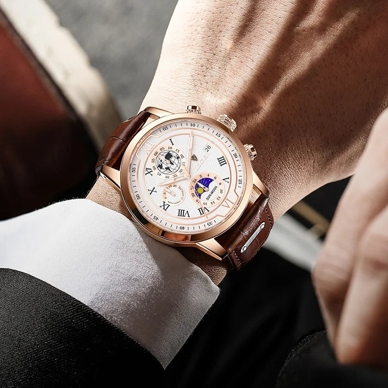 Montre de luxe chronographe pour homme
