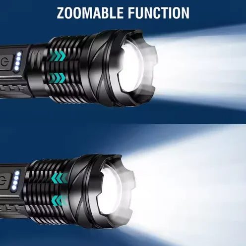 Lampe de Poche Étanche Rechargeable