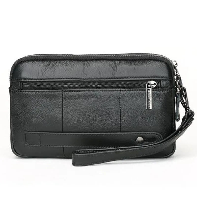 Sac à main Vintage en cuir pour hommes