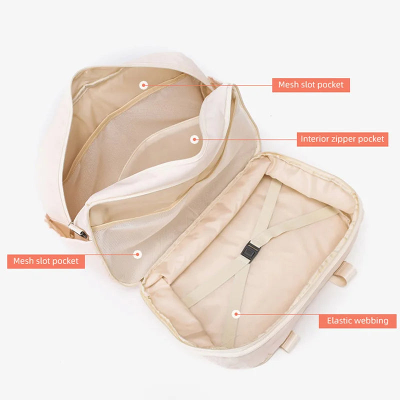 Sac à main de voyage extensible
