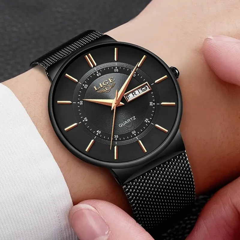 Montre Ultra Fine de luxe pour homme
