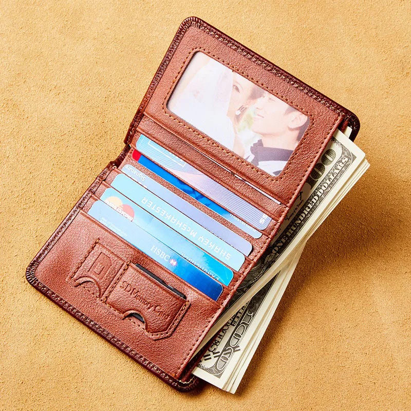 Portefeuille Vintage supérieure pour hommes