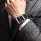 Montre Carrée lumineux pour hommes
