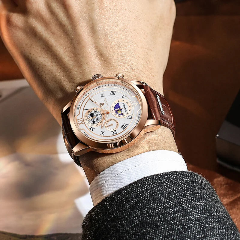 Montre de luxe chronographe pour homme