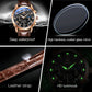 Montre de luxe en cuir pour hommes