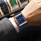 Montre Carrée lumineux pour hommes