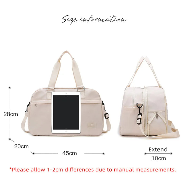 Sac à main de voyage extensible