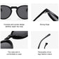 Lunettes de soleil rondes rétro pour hommes