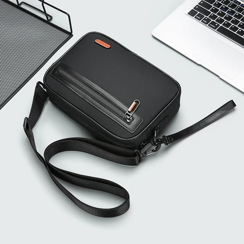 Sac à main en cuir PU souple pour hommes