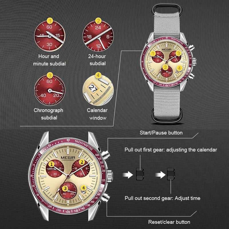 Montre Mode de luxe pour hommes