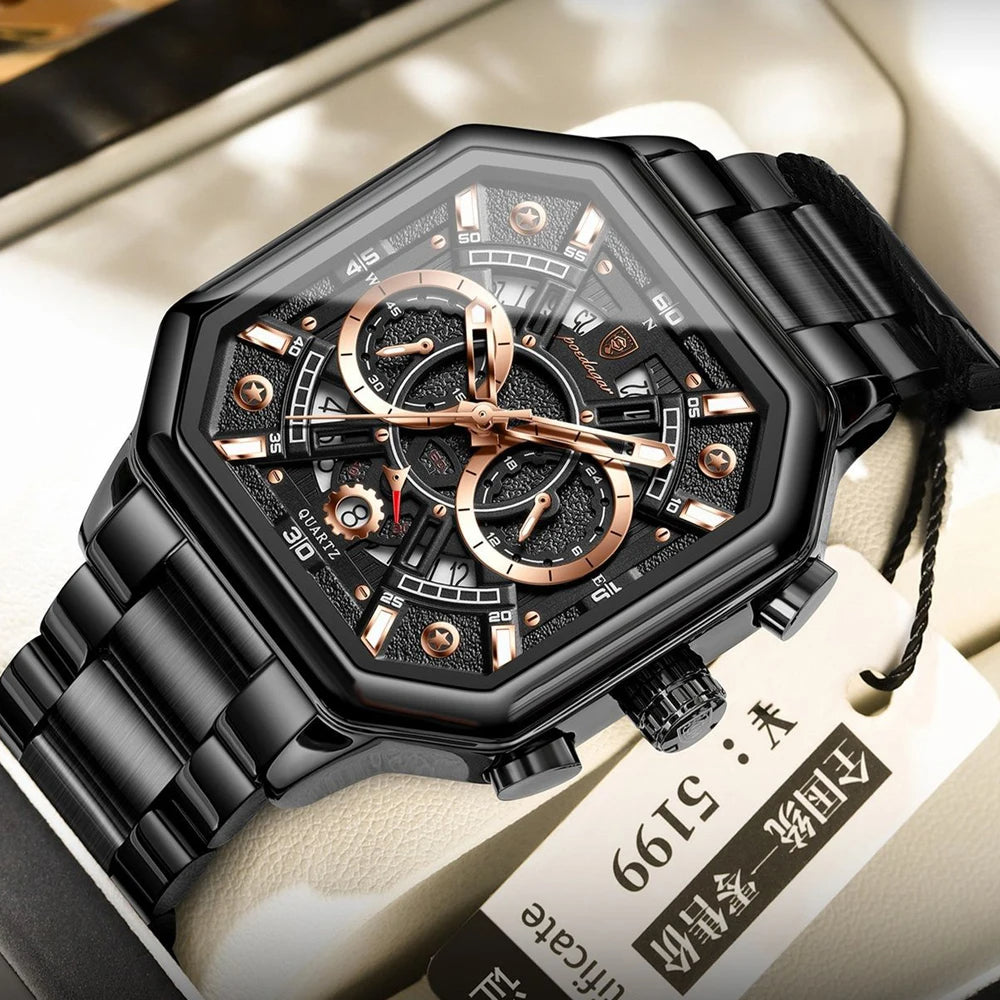 Montre chronographe de luxe pour homme