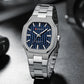 Montre cadran carrées pour hommes