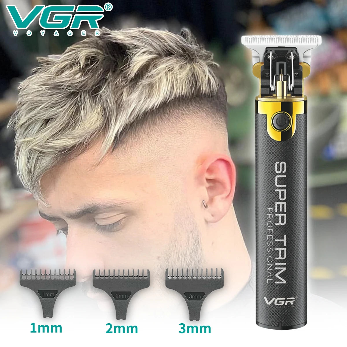 Tondeuse à cheveux professionnelle sans fil
