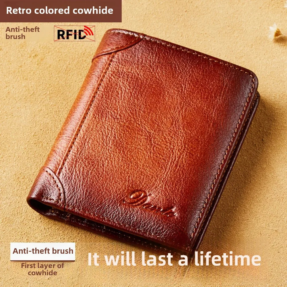 Portefeuille Vintage supérieure pour hommes