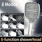 Pommeau de douche réglable, 8 modes