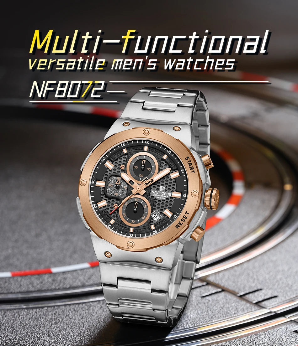 Montre chronographe de luxe pour hommes