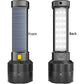 Lampe de poche LED à énergie solaire avec lumière latérale