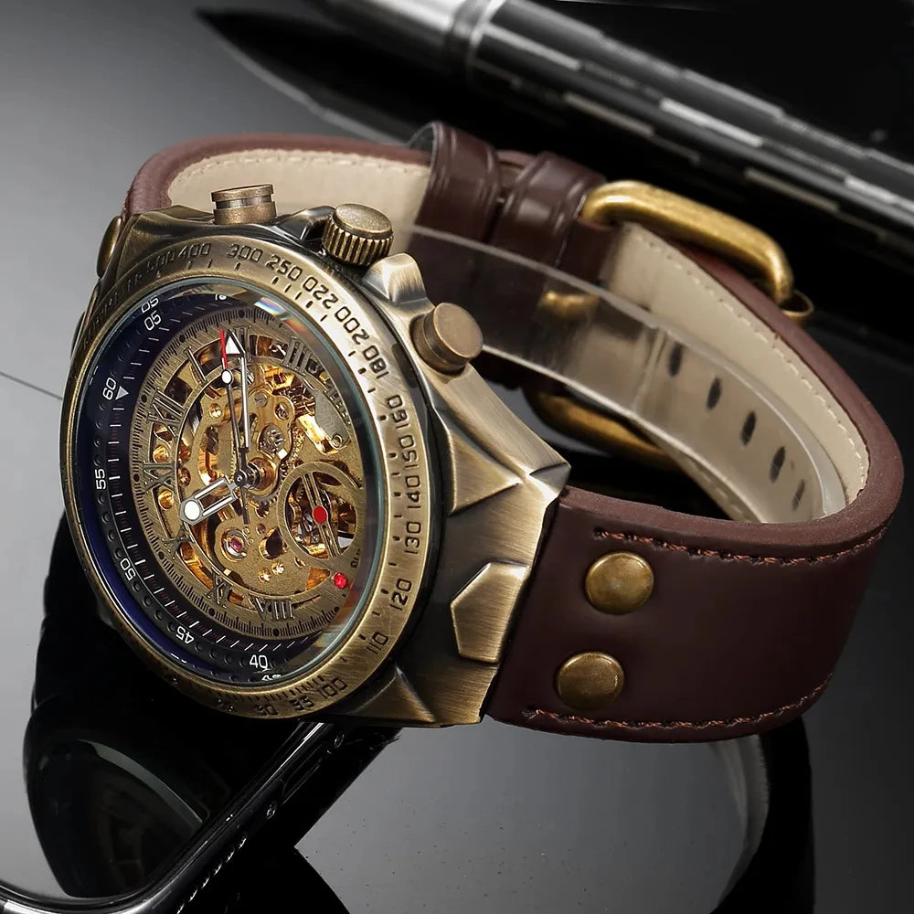 Montre mécanique automatique pour hommes