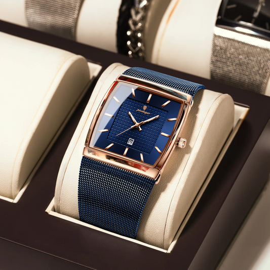 Montre Carrée lumineux pour hommes