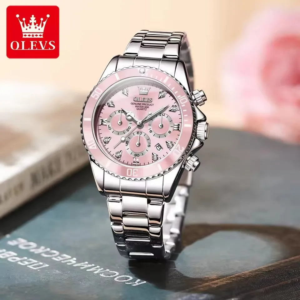 Montre élégante de luxe pour femme