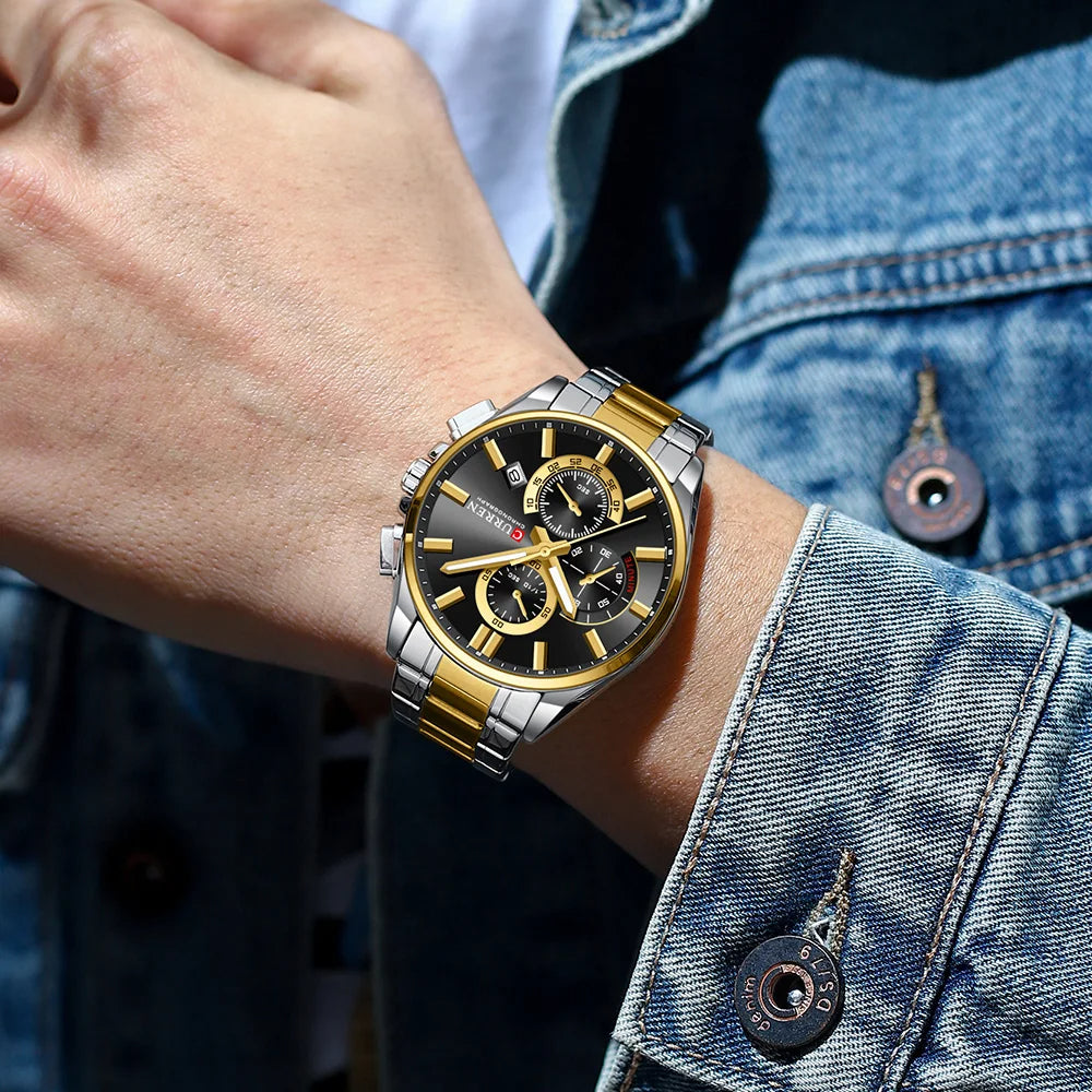 Montre chronographe pour hommes