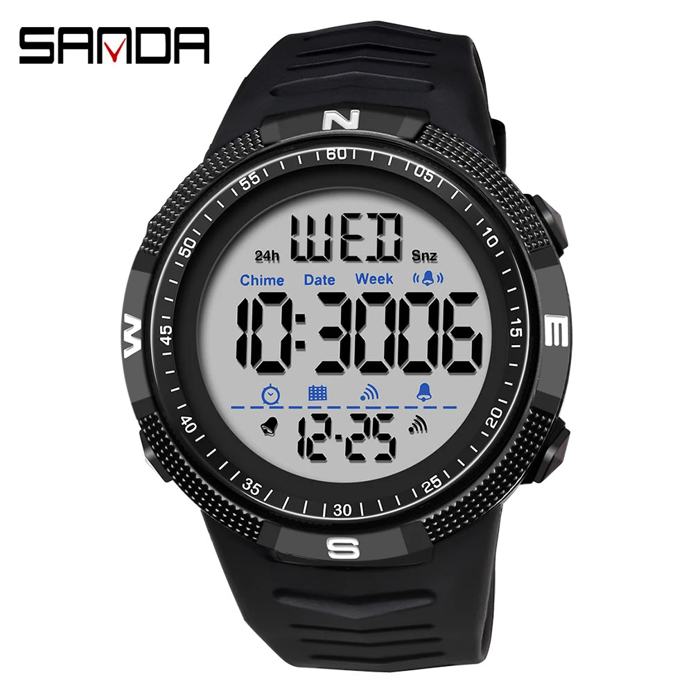 Montre mode numérique pour homme
