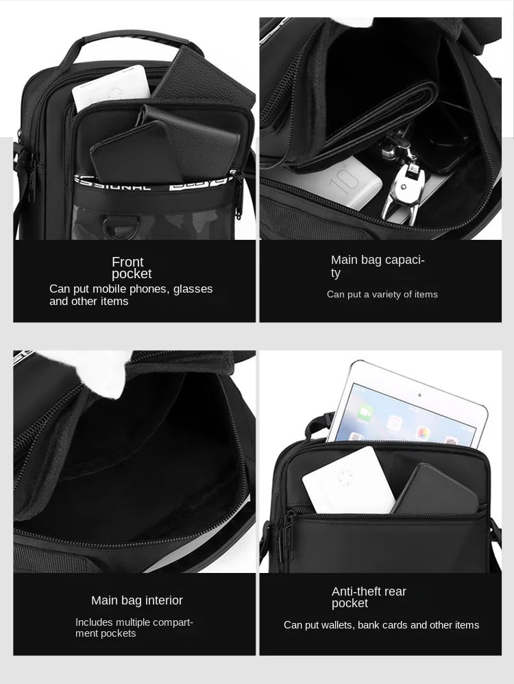 Sac à bandoulière multifonctionnel pour hommes
