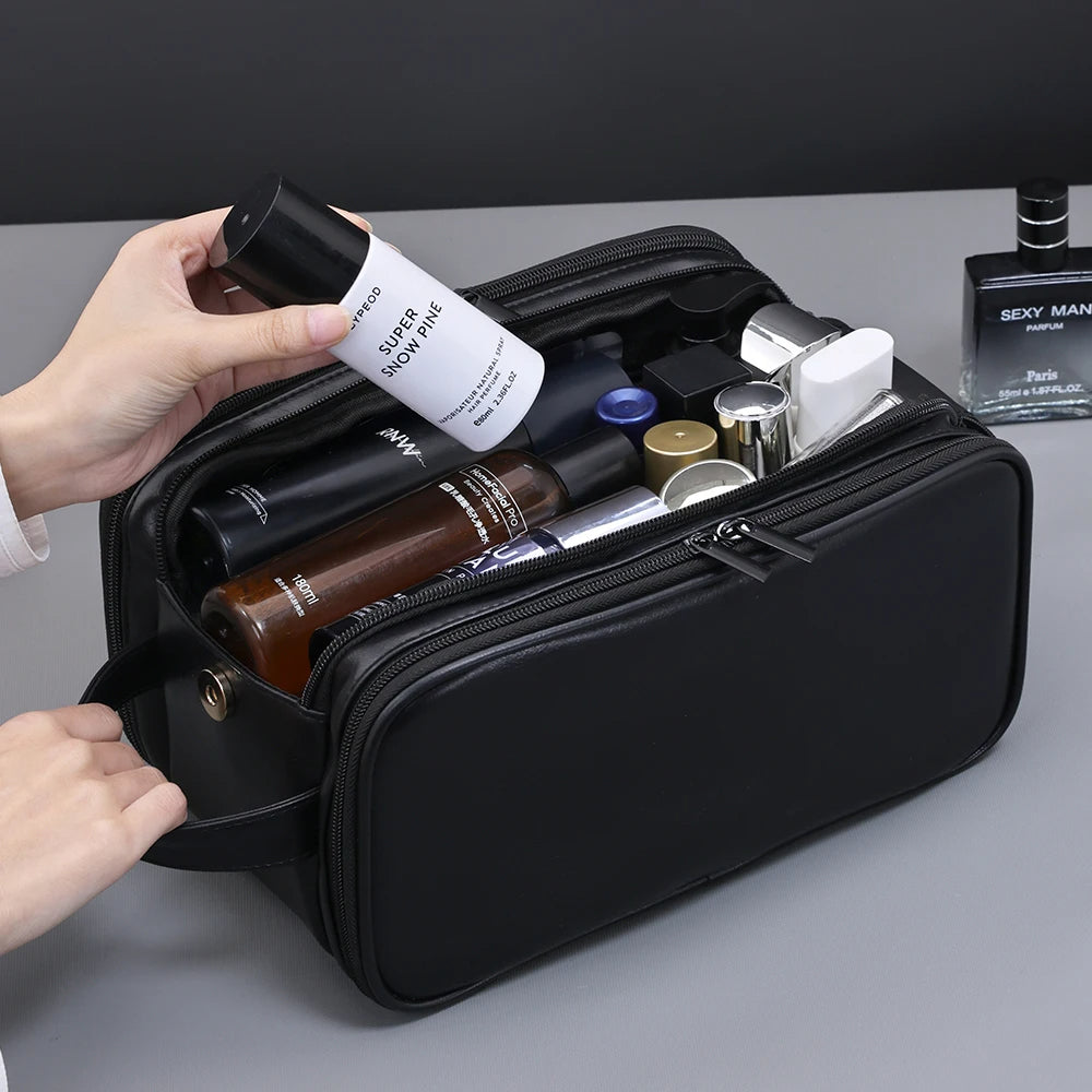 Trousse de luxe multi-poches pour hommes