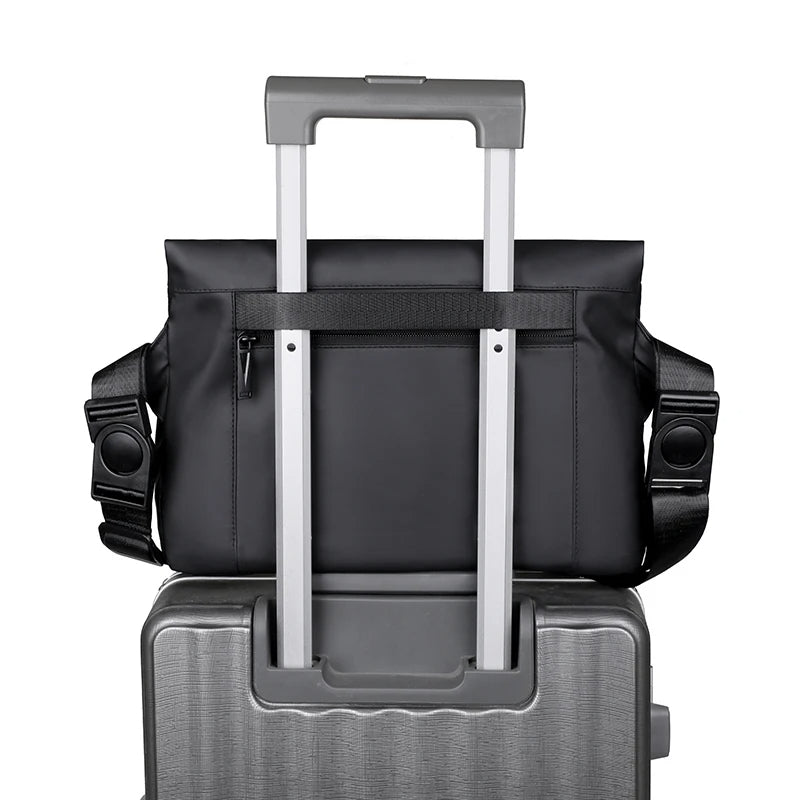 Sac à bandoulière d'affaires rétro pour homme