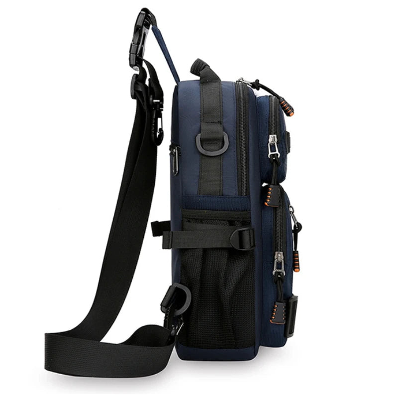 Sac à bandoulière multipoches pour hommes