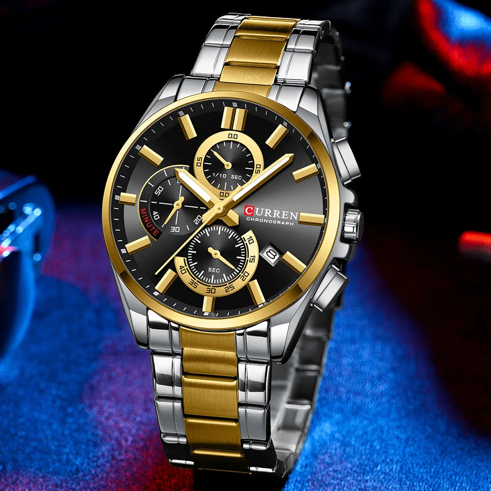Montre chronographe pour hommes