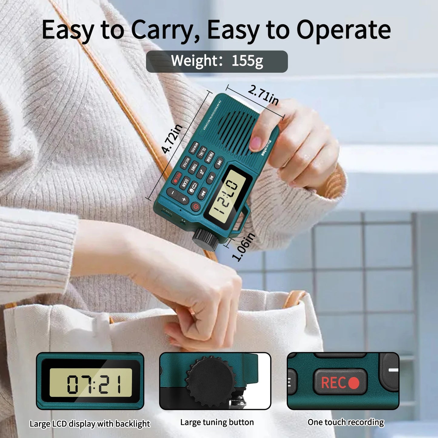 Radio Portable Pro Multifonction