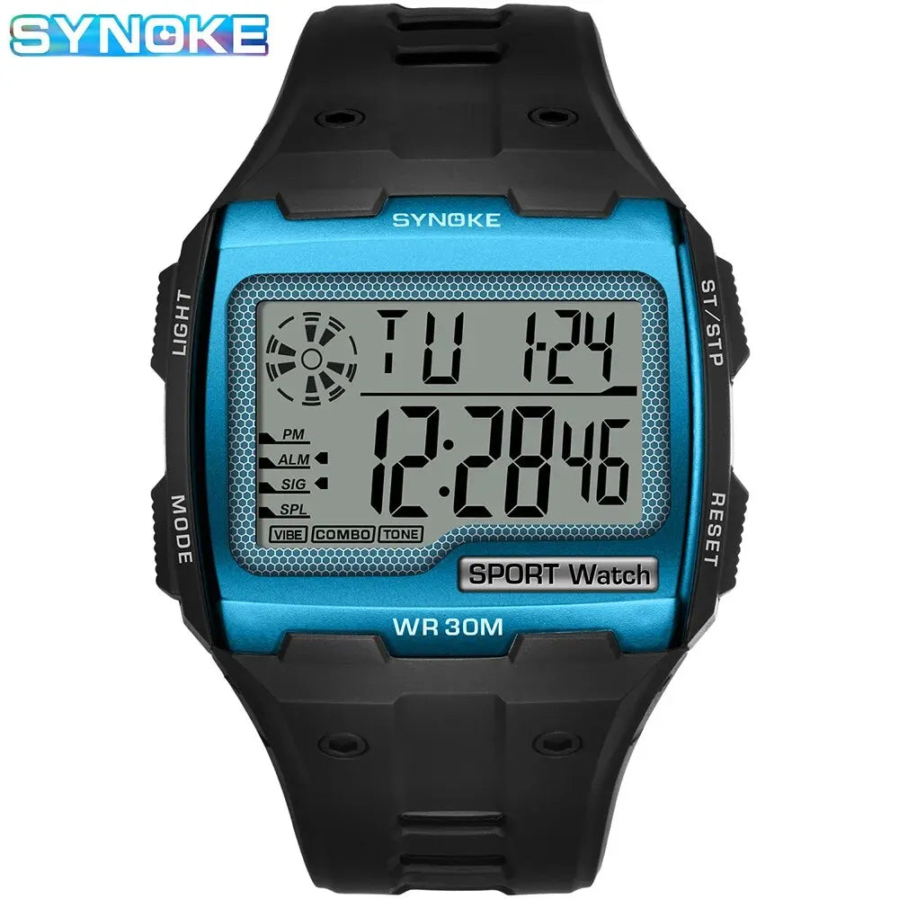Montre Numérique Grands Chiffres pour Homme