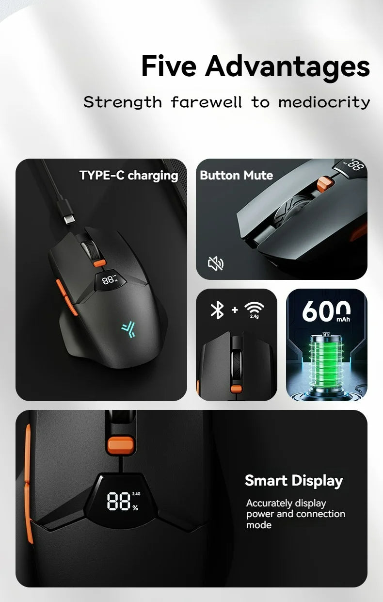 Souris Bluetooth sans fil écran intelligent