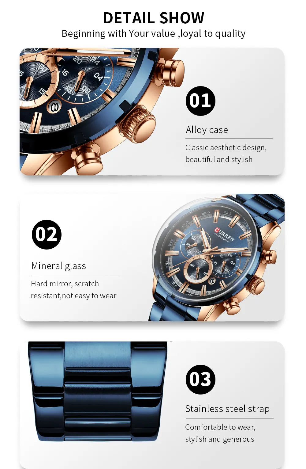 Montre Chronographe pour Hommes