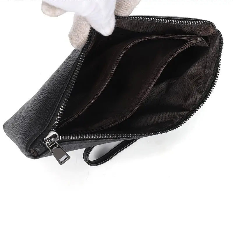 Pochette Mode souple en cuir PU pour hommes