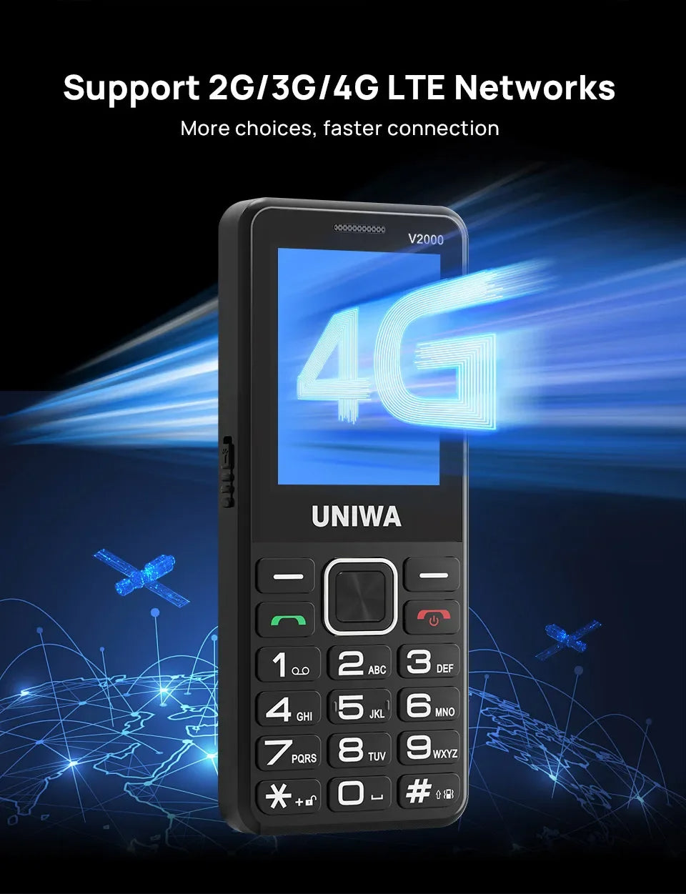 Téléphone portable UNIWA V2000