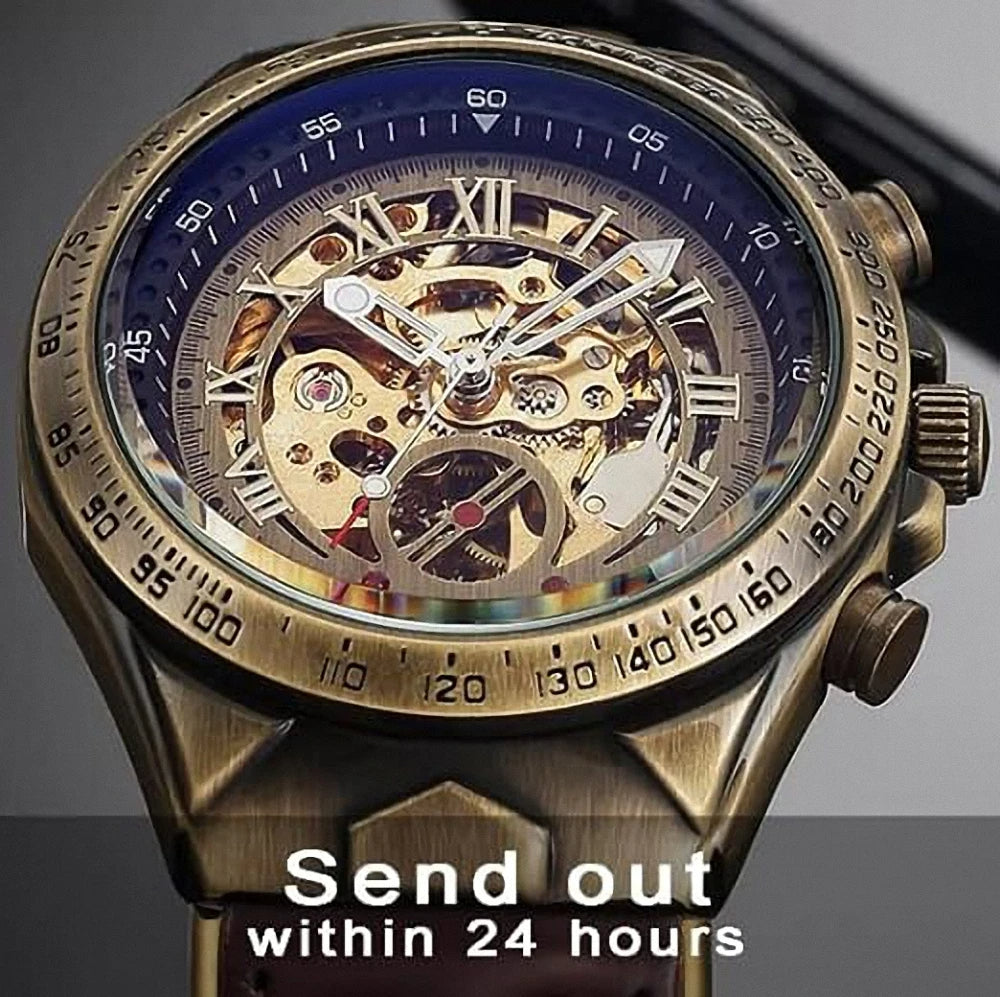 Montre mécanique automatique pour hommes