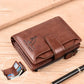 Portefeuille de luxe en cuir Pu pour hommes