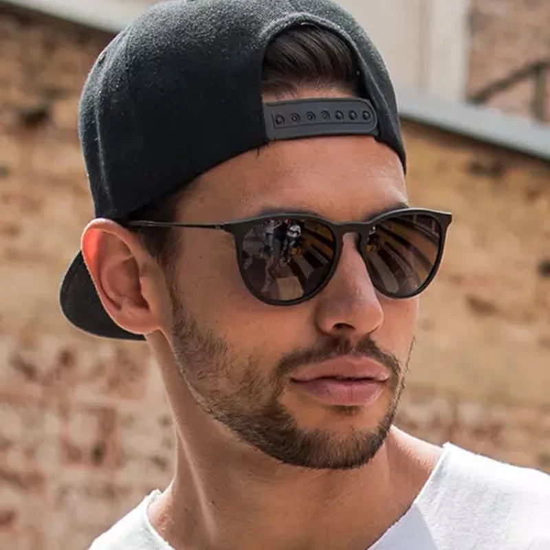 Lunettes De Soleil Rondes Pour Hommes