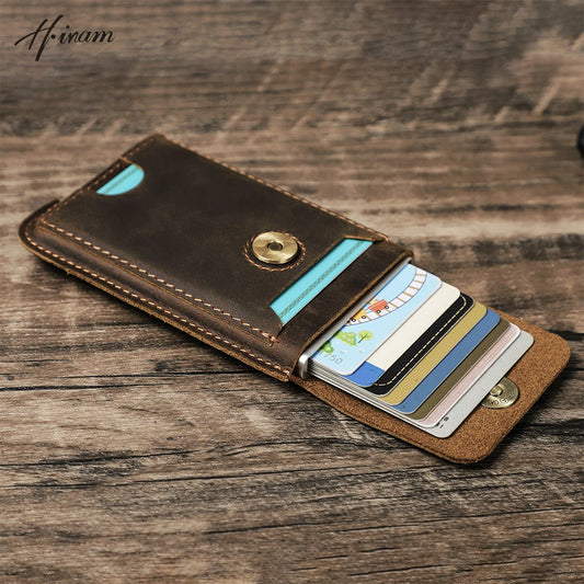 Portefeuille de luxe en cuir pour hommes